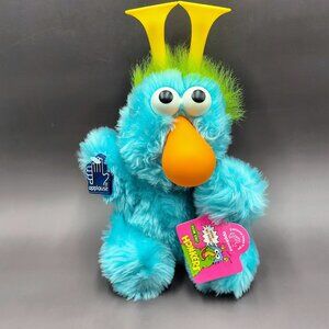 Sesame Street Blue Honker Plush Stuffed Animal NOSE HONKS Applause 8 inch